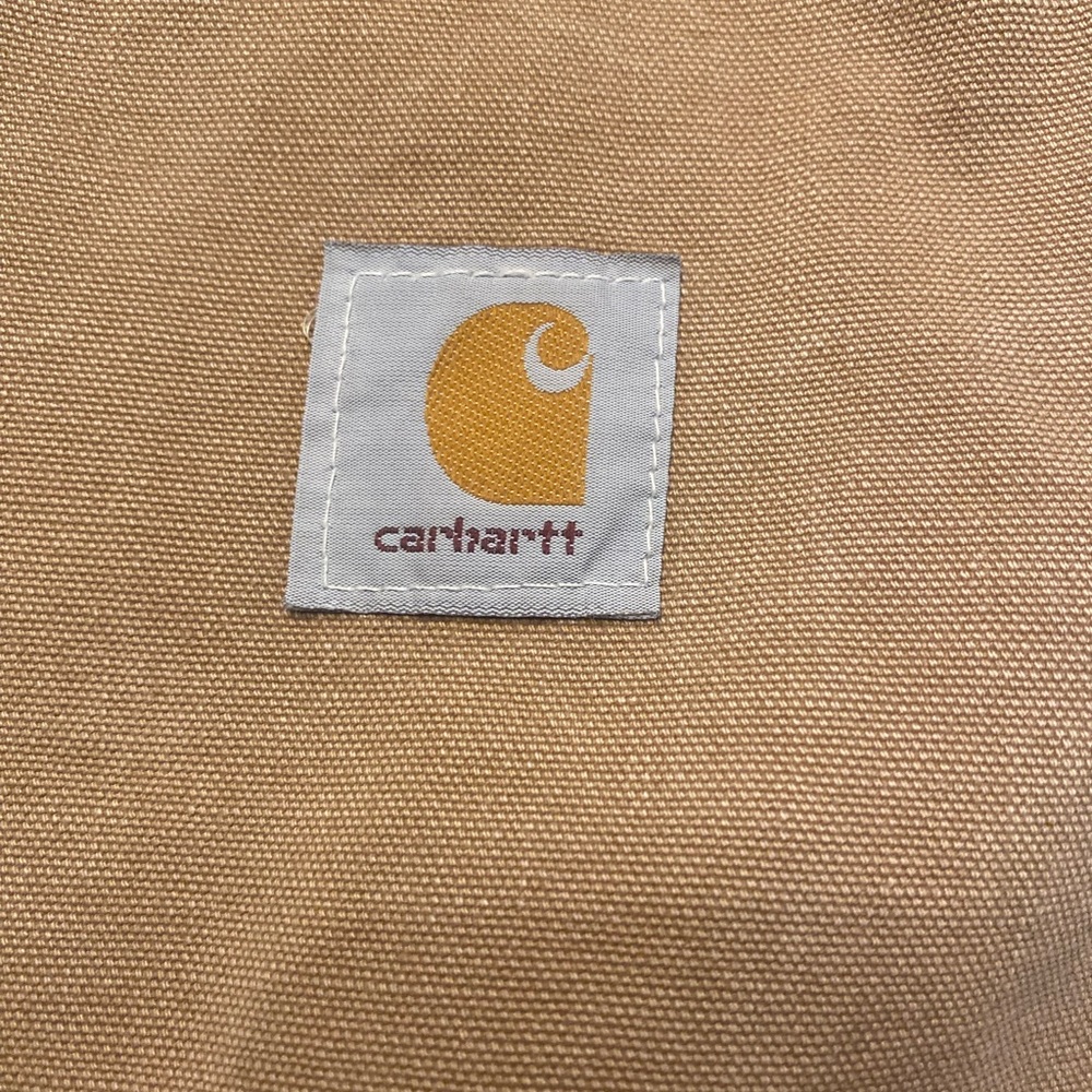 VTG Carhartt Tan Sherpa Lined Vest - Picture 4 of 9